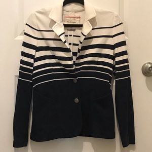 Anthropologie Cartonnier stripped Blazer
